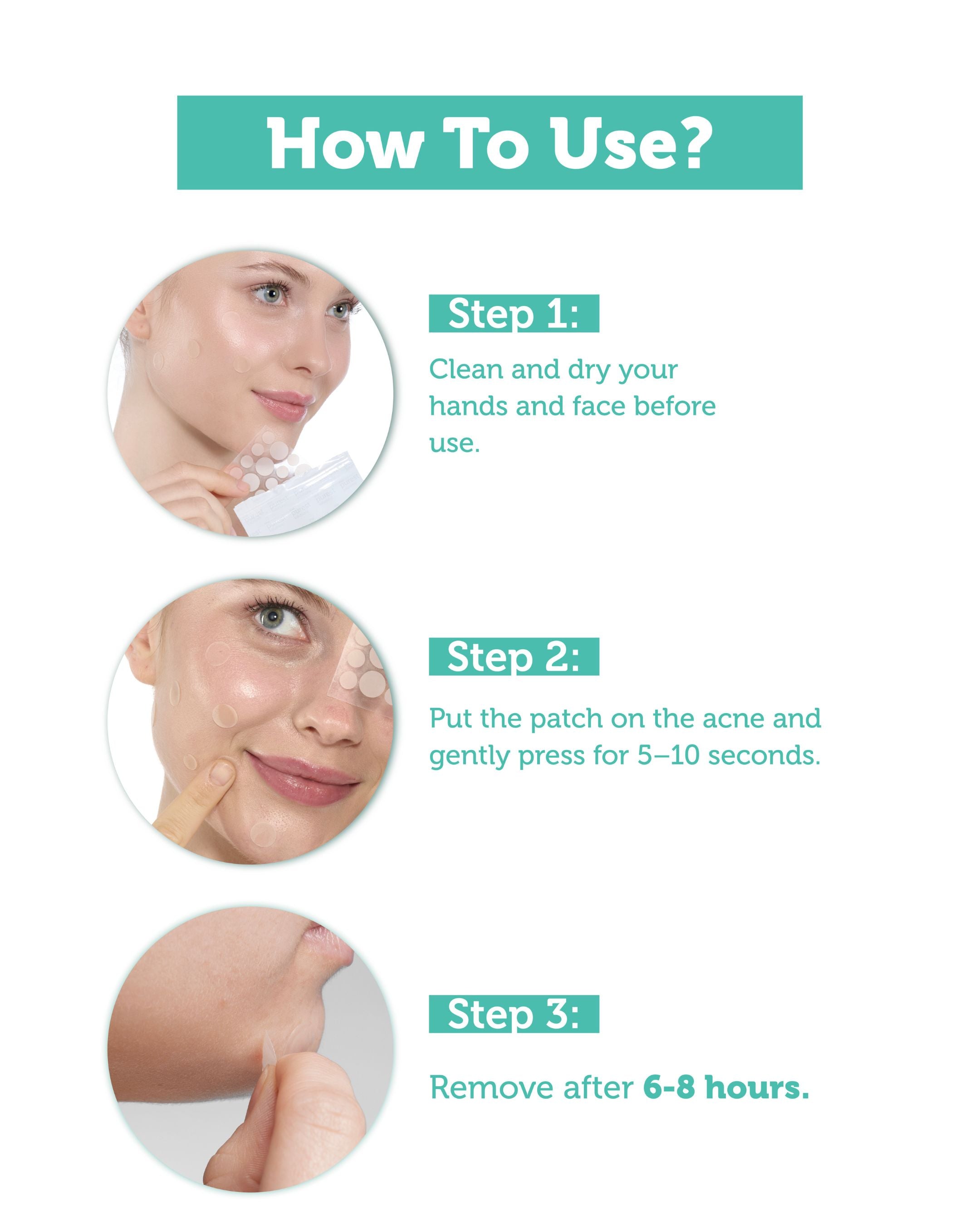 Hydrocolloid Invisible Acne Spot Patches