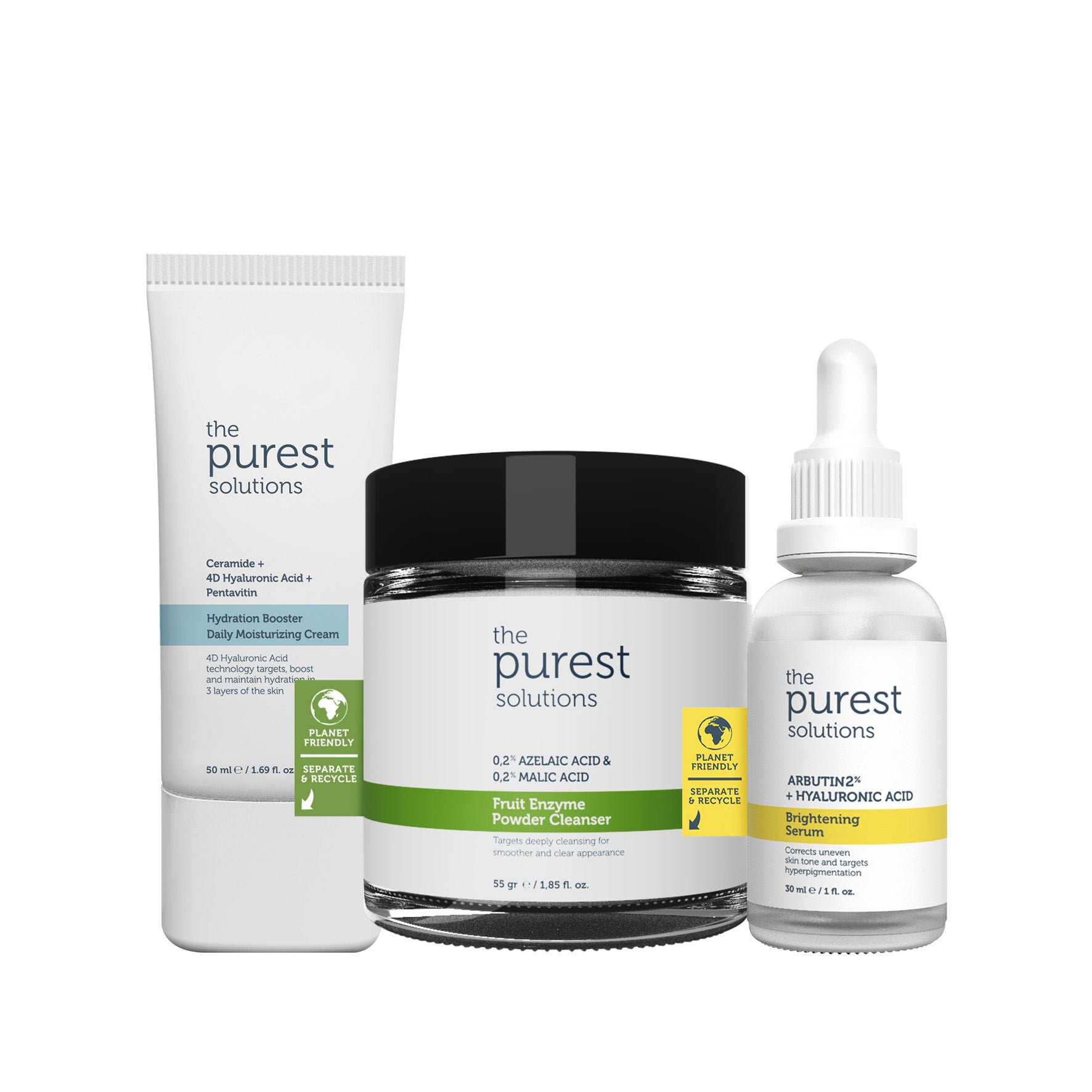 AHA & BHA Exfoliating Facial Peeling Set + Vitamin C