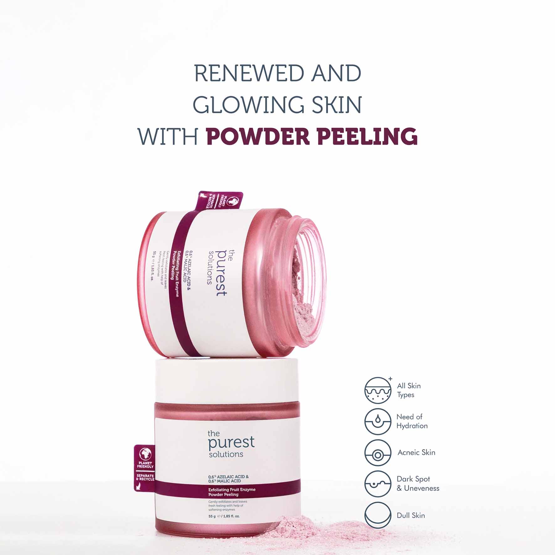 Exfoliating Fruit Enzyme Powder Peeling