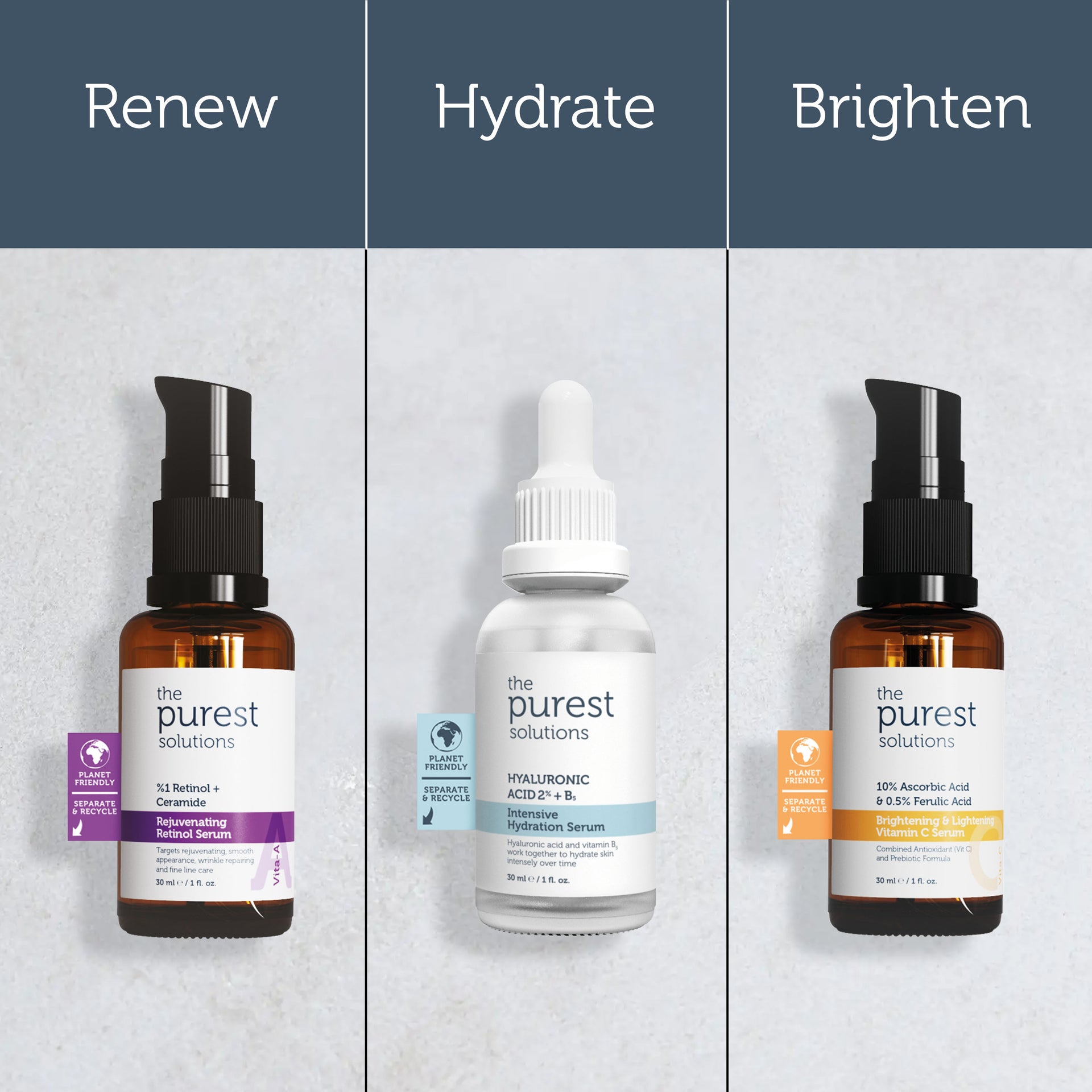 Revive your skin with The Purest Solutions